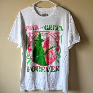 Wicked Movie Pink & Green Forever Graphic Tee